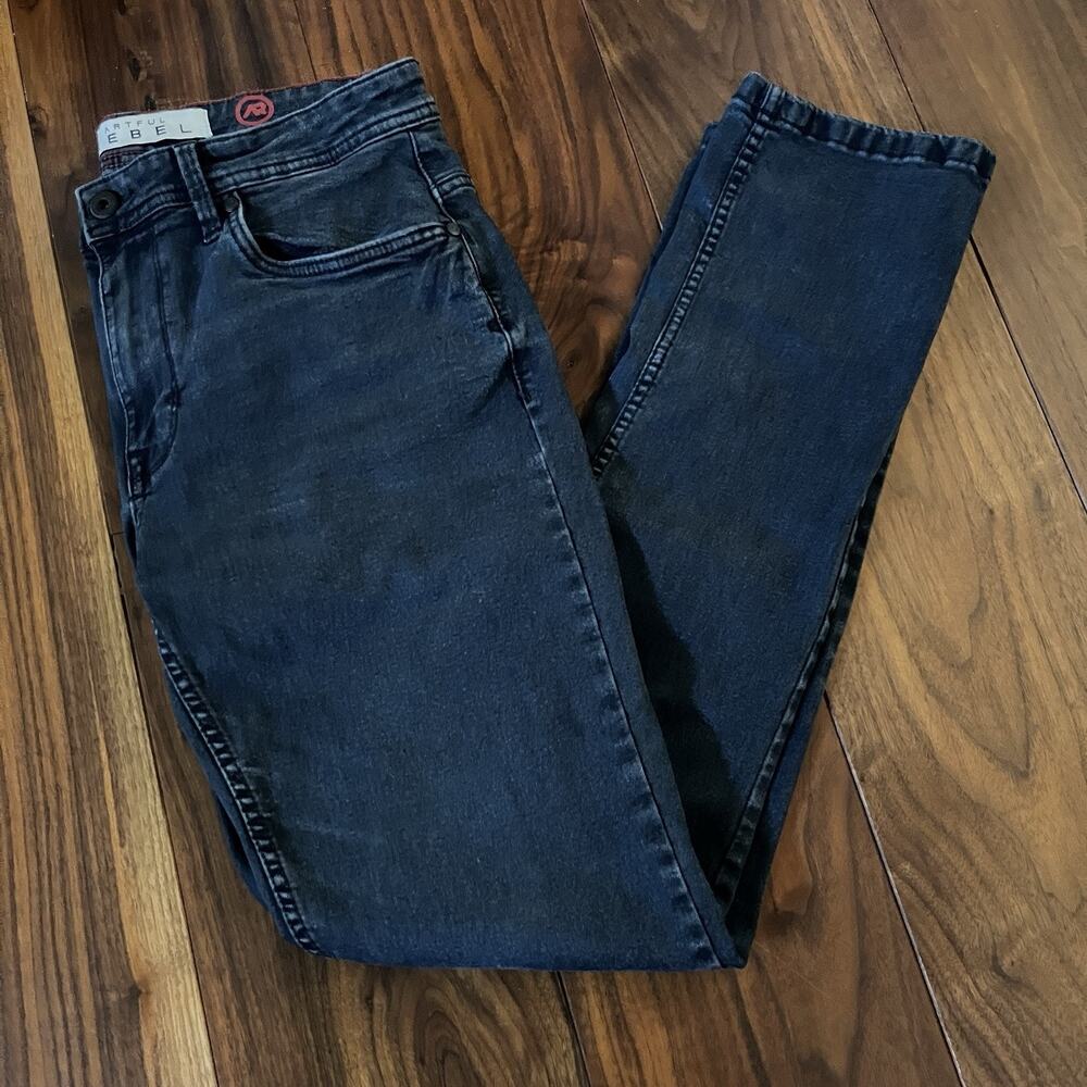 Artful Rebel Men's Slim Fit Jeans Med. Blue Size 32x32